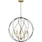 Quoizel Bryn Pendant 5 Lights Aged Brass BYN2824AB - alternate 2